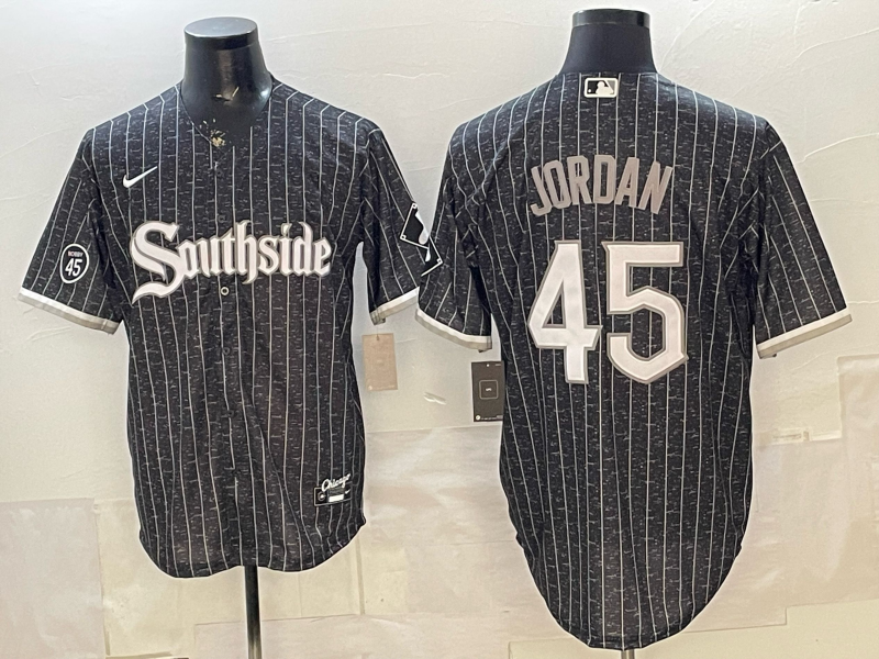 Men Chicago White Sox #45 Jordan black Nike MLB 2026 jersey 2603004